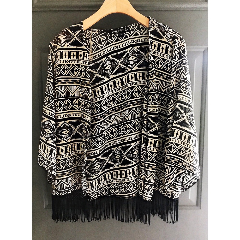 Tribal Print Kimono